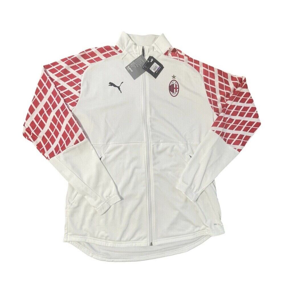 NWT Puma Stadium Away Jacket AC Milan Copa Milan Football Soccer White XXL Men